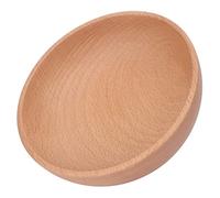 Qcwwy Saladier en Bois de Hêtre, Résistant à la Chaleur, Parfait pour Servir des Salades et des Pâtes, Idéal pour la Maison et le restaurant. (M)