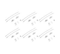 Qcwwy Sangles Fixes Anti-basculement pour Meubles, Ancrages de Meubles, 6 Pièces, Sangles de Fixation de Anti-basculement, Câbles en Acier -séisme à Longueur Réglable pour Bibliothèque de Protection