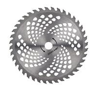 Qcwwy Scie Débroussailleuse, Disque de Coupe en Acier Rapide 40 Dents 255 X 25,4 Mm pour Tondeuse à Gazon Coupe-Herbe, avec Matériau Antirouille Thermique pour Tailler Les Arbustes,