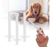 Qcwwy Seringue d'alimentation pour Chiens, Distributeur de Médicaments en Plastique Réutilisable pour Animaux de Compagnie, Contrôle Précis du Dosage pour Chiens, Distributeur de Médicaments en