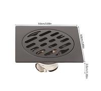 Qcwwy Siphon de Sol en Acier Inoxydable, Conception épaissie Anti-rayures, Résistant à la Corrosion pour Salle de Bain, Cuisine, Crépine de Vidange de Machine à Laver (siphon de sol pour machine à