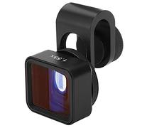 Qcwwy Smartphone Anamorphic Lens Mobile Anamorphic Lens 1.55x Blue Aluminium Alloy and Optical Glass Phone Phone Camera Accessories Cinematic Wide écran pour Smart