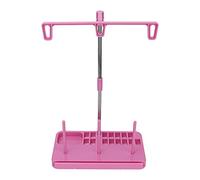 Qcwwy Stand de Fil de Filetage Léger 3 Outil de Couture du Support de Bobine pour Bricolage, en Acier Inoxydable, adapté à la Couture et à la Courtepointe (Rose)