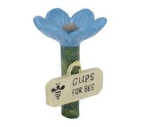Qcwwy Station d'arrosage pour Abeilles, Mangeoire à Eau en Forme de Fleur avec Piquet de Sol, Matériau de Base, Recharge Facile, Source d'eau de Pollinisateur pour Jardin Extérieur, Jardinière