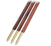 Qcwwy Stylo de Peinture Professionnel 3 Pièces, Corps de Stylo Triangulaire en Forme de Boule, Aucune Recharge Nécessaire, Porte- à Prise Confortable pour Fournitures Artistiques (ensemble de trois)