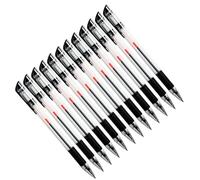 Qcwwy Stylo Gel 0,5 Mm, Pointe en Carbone 0,5 Mm, Stylo à Bille 0, écriture Lisse, Prise Confortable, Encre Noire à Base D'eau pour Papeterie Scolaire et de bureau.