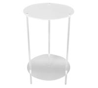 Qcwwy Table Basse Petite Table d'appoint Tier-café de Fin de café Détachable Poitrine de Chevet en Acrylique Légère Plateau de canapé Rond de Bureau de Bureau pour Le Salon de la Fête 19.7x11.8in