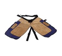 Qcwwy Tablier de Maréchal-ferrant en Toile de Vache, Pantalon en Fer à Cheval Stable et Détachable avec Poche, Tablier de Maréchal-ferrant Fait à la Main, adapté aux Fermes et aux