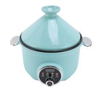 Qcwwy Tagine Dish Pot 3,2 Litres Capacité à Pression Intelligente Non-bâton Inner Pot Potter en Acier Inoxydable Panier d'apéritif Tajine Style Kitchen Appliances (Plug UE 220V)