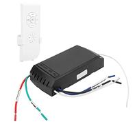 Qcwwy Télécommande Universelle pour Ventilateur de Plafond, Interrupteur de Lumière Intelligent sans Fil avec Installation Facile et 3 Réglages de Vitesse, pour Ventilateurs de Plafond