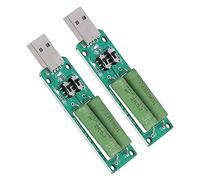 Qcwwy Testeur de Charge USB, Module de Test électronique de Résistance Réglable, Accessoire de Décharge 1A 2A 3A, avec Plusieurs Indicateurs pour équipement électronique, Banque