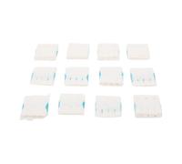 Qcwwy Tête de Remplacement de Brosse de Toilette de Salle de Bains 12 Pièces Recharges de Remplacement de Brosse de Toilette Jetables, Recharges Jetables Fraîches pour pour Salle de Bain Accessoires