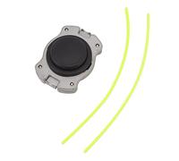 Qcwwy Tête de Universelle, Tête de -Bordure en Aluminium de Haute Précision avec 2 Lignes pour Le Remplacement de la Tondeuse de Jardin