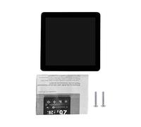 Qcwwy Thermostat Numérique AC Intelligent, Écran Tactile 4 Pouces for Climatisation Centrale (Black)