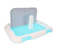 Qcwwy Toilettes pour Chien D'intérieur, Plateau de Pot, Coussins de Toilette pour Chiots, Coussinets de Pipi pour Formation D'appartement et de Terrasse