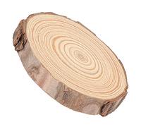Qcwwy Tranches de Bois Naturel Non Fini pour l'artisanat, Bûches de Pin 11-12Cm pour les Projets de Bricolage, les Décorations et les Mariages (Tapez 2 6~7 cm)