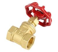 Qcwwy Vanne à Vanne en Laiton DN15, d'écluse Rotative de Haute qualité 232PSI pour l'eau, le Pétrole et le Gaz