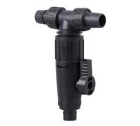 Qcwwy Vanne de Changement d'eau d'aquarium, vanne de contrôle d'eau à 3 Voies, connecteurs de Buses de Robinet de Poisson pour Tuyau 12/16 mm, Portable et