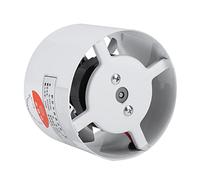 Qcwwy Ventilateur d'extraction Mural 25 W 220 V, Construction Solide, Ventilation élevée à Faible Bruit, avec Matériau Métallique, pour Salle de Bain, Cuisine, Garage, Maison