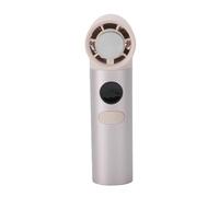 Qcwwy Ventilateur Portatif Rechargeable par USB, 3000mAh, 100 Vitesses, Ventilateur de Refroidissement à Semi-conducteur en Continu, pour Voyage, Bureau, Camping (Champagne Or)