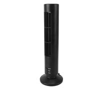 Qcwwy Ventilateur Tour USB, Petit Ventilateur Portable sans Lame pour Bureau avec 2 Vitesses, de Refroidissement Oscillant Silencieux pour le Bureau à Domicile, Noir (BLACK)
