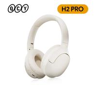 QCY-Casque H2 Pro sans fil,Bluetooth 5.3,Mode BASS,Écouteurs,HIFI,Casque stéréo 3D,Sur l'oreille,Écouteurs de jeu - Type H2PRO BLANC