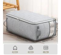 Qcyl-Grand Sac De Rangement Pour Vêtements,1/3 Pièces,Sac De Rangement Pliable,Organisateur De Vêtements De Couette De Chambre À Coucher,Sacs De Rangement De Tri De Garde-Robe,Ob0150-6-1pc