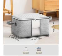 Qcyl-Grand Sac De Rangement Pour Vêtements,1/3 Pièces,Sac De Rangement Pliable,Organisateur De Vêtements De Couette De Chambre À Coucher,Sacs De Rangement De Tri De Garde-Robe,Ob0150-1-1pc