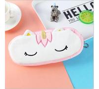 Qcyl-Peluche Licorne Mignon Trousse Licorne Kawaii Filles Estuche Para Lpices Pour Trousse Astuccio Toile Scolaire École Cartuchera,Pink