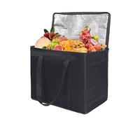 QCZJ Grand Sac Isotherme,Sac Thermique, glacière Pliable, de Livraison pour Garder Les Aliments au Chaud, avec Fonction Refroidissement, réfrigéré magasinage Barbecue Camping 41x23x33 cm