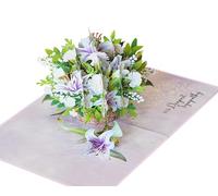 QD Cartes de condoléances | Carte de vœux pop-up avec carte la plus profonde perte d'un animal de compagnie, maman, mère, père, enfant, grand-mère, pensant à vous, carte de condoléances (taille 15 x