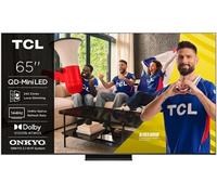 Téléviseur 4K TCL 65C69K Pro QD-Mini LED Smart TV Google 144 Hz 242 zones local dimming Onkyo 2.1 Noir