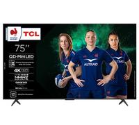 TCL 75C69K TV 190,5 cm (75") 4K Ultra HD Smart TV Wifi Métallique