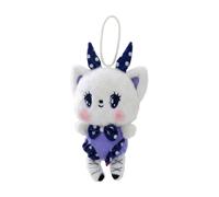QD-SD-0104 Porte-clés en peluche - Animal de ballet - Blanc - 15 cm - 20 - Jouets en peluche
