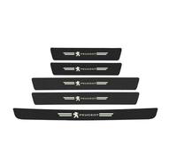 QDATYLFT 5 Pièces Voiture Plaques Seuil Porte, pour Peugeot 107 207 407 408 206 306 307 308 406 806 3008 4008 Protection Seuil Porte de Voiture Accessoires intérieurs Voitures
