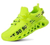 QDCFY Baskets pour homme et femme - Chaussures de sport - Respirantes - Chaussures de course sur route - Baskets pour l'extérieur, le fitness, la gym, la marche, Fz003 Dellgrün, 40 EU