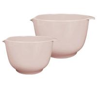 Qdesign Bol de mélange jeu de 2 Mélaminé rose 190-029