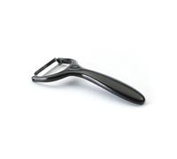 QDESIGN Éplucheur en Y en Acier Inoxydable - Lame 2CR13 avec Manche Ergonomique en PP - économe de fruits et légumes multifonction - Antirouille, Design Compact, Compatible Lave-Vaisselle - Noir