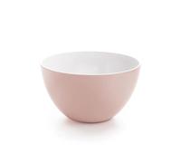 Qdesign - Saladier de 24 cm en Mélamine - Matériau Neutre et Sain - Bol de Cuisine Empilable - Idéal Pâtes, Salades, Préparation Pain, Pâtisseries - Vieux Rose
