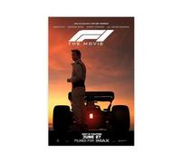 qdfaec Affiche sur toile F1 The Movie - Décoration pour chambre, bureau, pièce - Cadeau - 60 x 90 cm