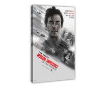 qdfaec Poster sur toile Mission. Impossible - The Final Reckoning - Décoration pour chambre à coucher, bureau, chambre, cadeau - 50 x 75 cm