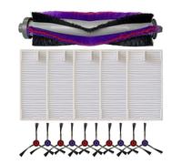 QDGHJKM aspirateur Brosse Latérale, Rouleau Principal Et Filtre pour Aspirateur. Compatible avec Eureka NERE10s / E10S / E10SW / E20 Plus.(Set-b)