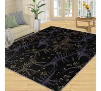 QDJKBL Tapis moderne antidérapant pour chambre d'enfant, salon, famille et animaux domestiques, motif fossile de dinosaure, squelette de dinosaure, 180 x 270 cm