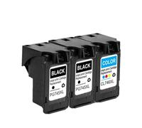 QdLmvpSDo Cartouche d'encre Compatible avec Les modèles d'imprimantes PG 745 CL 746 XL MG2470 MG2570 MG2970 IP2870 IP2872 745XL 746XL PG745 CL746(2 BK 1 Color)