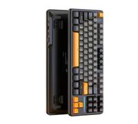 QdLmvpSDo Clavier mécanique rvb, échange à Chaud, Personnage translucide gravé sur Le côté, Compatible avec X87 Macro Drive Gaming(Star Black)