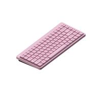 QdLmvpSDo Clavier mécanique sans Fil 84 75%, échange à Chaud, Profil Bas personnalisé, avec Bouton RGB monté sur Joint, Compatible avec Nuphy Node75(Pink)