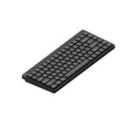 QdLmvpSDo Clavier mécanique sans Fil 84 75%, échange à Chaud, Profil Bas personnalisé, avec Bouton RGB monté sur Joint, Compatible avec Nuphy Node75(Obsidian Black)