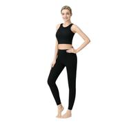 QDLTGBD Collant Chaud Pantalon en Laine Mince pour L'automne Et l'hiver, Un des Leggings Hommes Femmes-黑色b-XXL