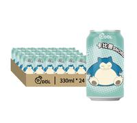 QDOL Pokémon Eau Pétillante Cocktail sans Alcool Saveur Mojito, 330 ml x 24 canettes