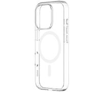 QDOS Coque Transparente Hybride Drop Mage Safe pour iPhone 16 Pro Max, Protection Contre Les Chutes de qualité Militaire, 3 mètres. Anneau N52 en néodyme MagSafe sécurisé Entre Une Charge sans Fil